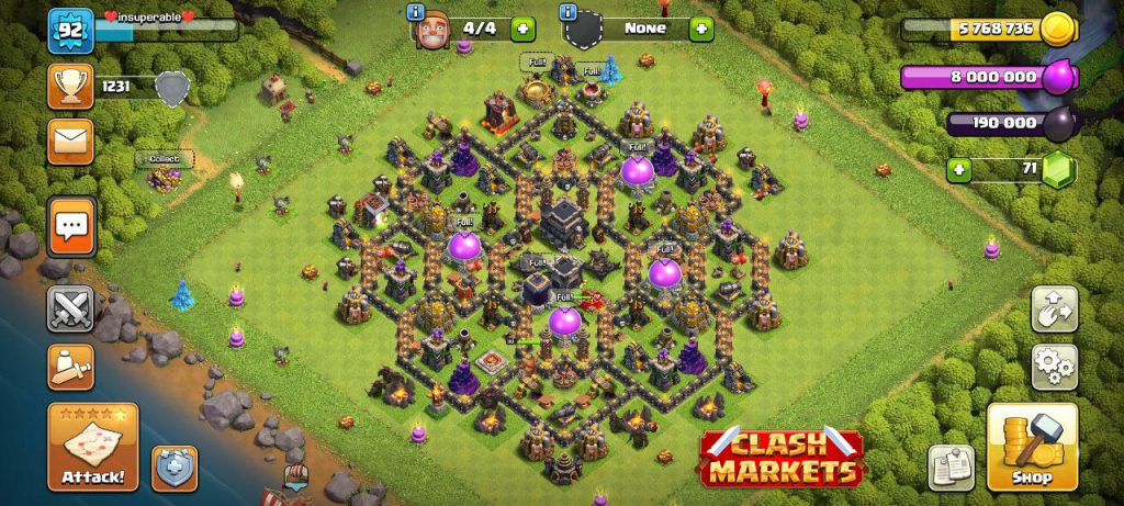 clash of clans town hall 9