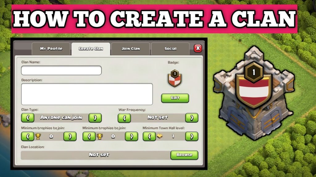Create a Clan