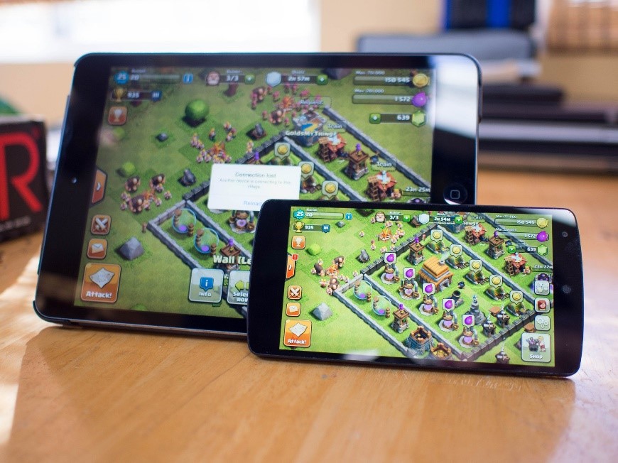 You can transfer your Clash of Clans village from iOS to Android with a new account.