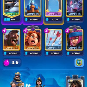 LEVEL 41 | TROPHIES 7332 | (18CARD LVL14)-(3CARD LVL13) | 1674 GEMS