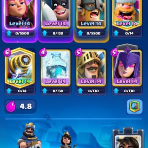 LEVEL 42 | TROPHIES 6956 | (15CARD LVL14)-(2CARD LVL13) | 622 GEMS