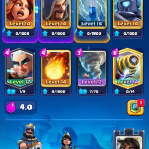 LEVEL 42 | TROPHIES 6893 | (20CARD LVL14)-(5CARD LVL13) | 621 GEMS