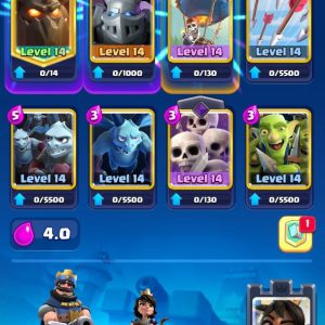LEVEL 39 | TROPHIES 6406 | (8CARD LVL14)-(1CARD LVL13) | 1169 GEMS