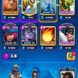 LEVEL 38 | TROPHIES 5953 | (11CARD LVL14)-(2CARD LVL13)