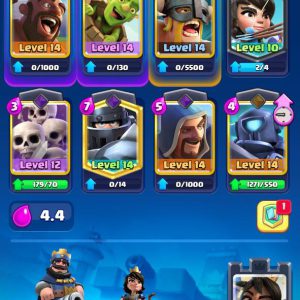 LEVEL 45 | TROPHIES 6718 | (19CARD LVL14)-(11CARD LVL13)