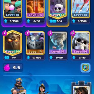 LEVEL 51 | TROPHIES 7616 | (43CARD LVL14)-(12CARD LVL13)
