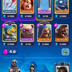 LEVEL 42 | TROPHIES 6933 | (18CARD LVL14)-(6CARD LVL13) | 10120 GEMS