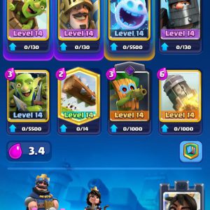 LEVEL 40 | TROPHIES 6867 | (16CARD LVL14)-(8CARD LVL12)