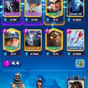 LEVEL 48 | TROPHIES 7713 | (1CARD LVL15)-(18CARD LVL14)
