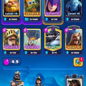 LEVEL 37 | TROPHIES 6343 | (10CARD LVL14)-(1CARD LVL13)