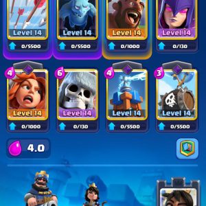 LEVEL 47 | TROPHIES 7855 | (31CARD LVL14)-(4CARD LVL13)