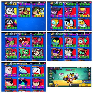 1 TRUE GOLD | 40 MAX | 36 HYPER | 97/97 Brawlers | 7 LEGENDARY SKINS | 62K Trophy | Best Shop