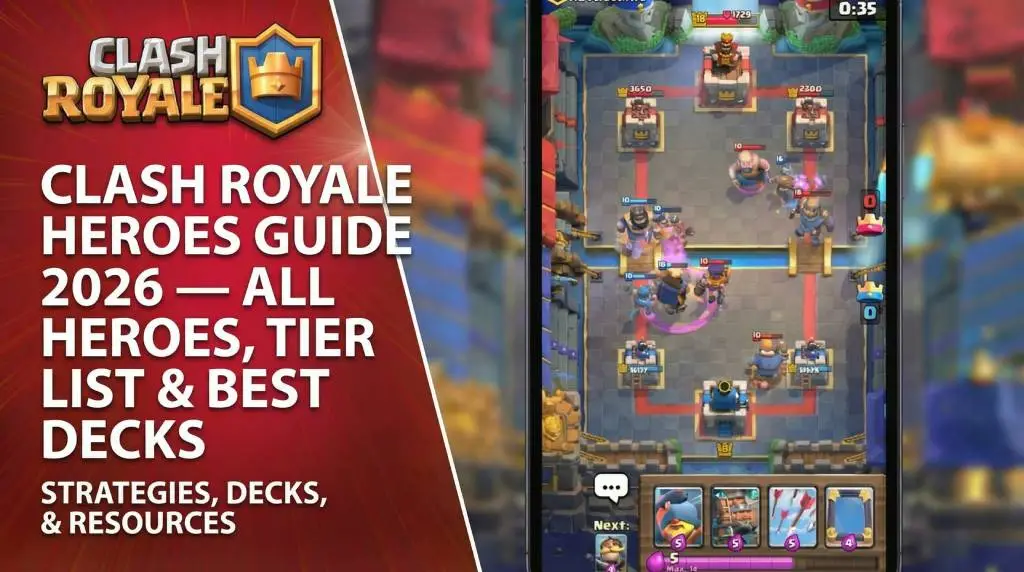 Clash Royale Heroes Guide 2026