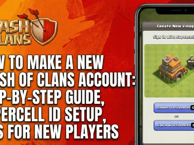 How to make a new Clash of Clans account