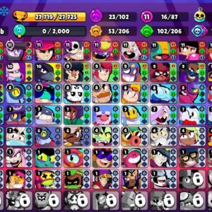 VALUABLE ACCOUNT |  85 BRAWLER | 16 MAX | 16 HYPER CHARGE | OG 2019 | +130 SKINS | EXCLUSIVE SKINS | VERY CHEAP