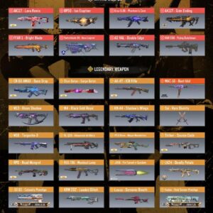 9 MYTHIC( SPECTRE  MAX) | 28 LEGENDS (SOLDIER & GUNS ) | +700 MYTHIC | LIFETIME WARRANTY